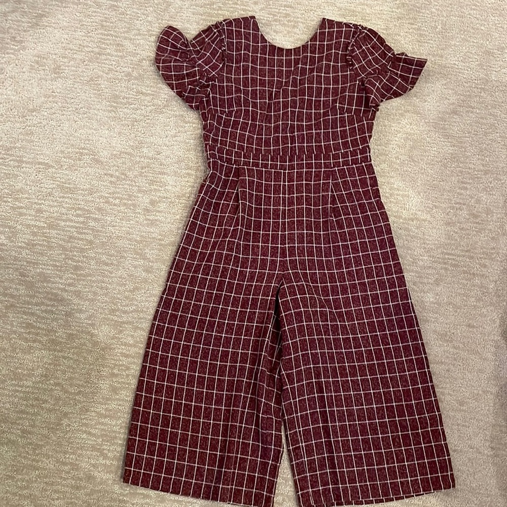 1901 Burgundy Jumpsuit